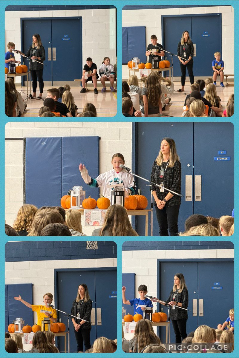 Thank-you grade 4/5 and 5/6, for leading us in our first monthly liturgy and awards assembly!!