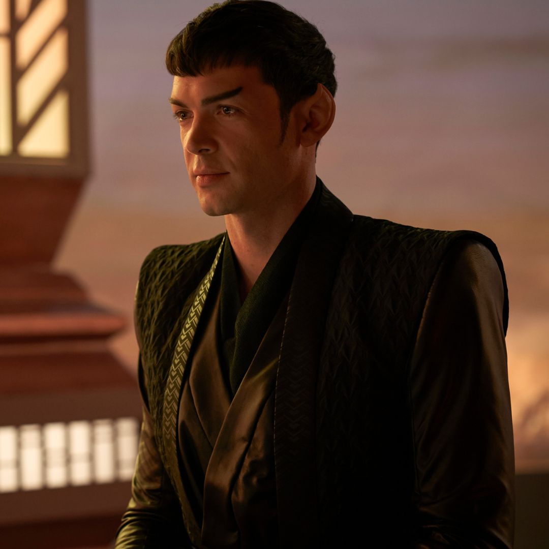 StarTrekOnPPlus's tweet photo. Wishing you all a very pleasant Spocktober! 🖖 #StarTrekDiscovery #StarTrek #StrangeNewWorlds https://t.co/hg6qVWtBYW