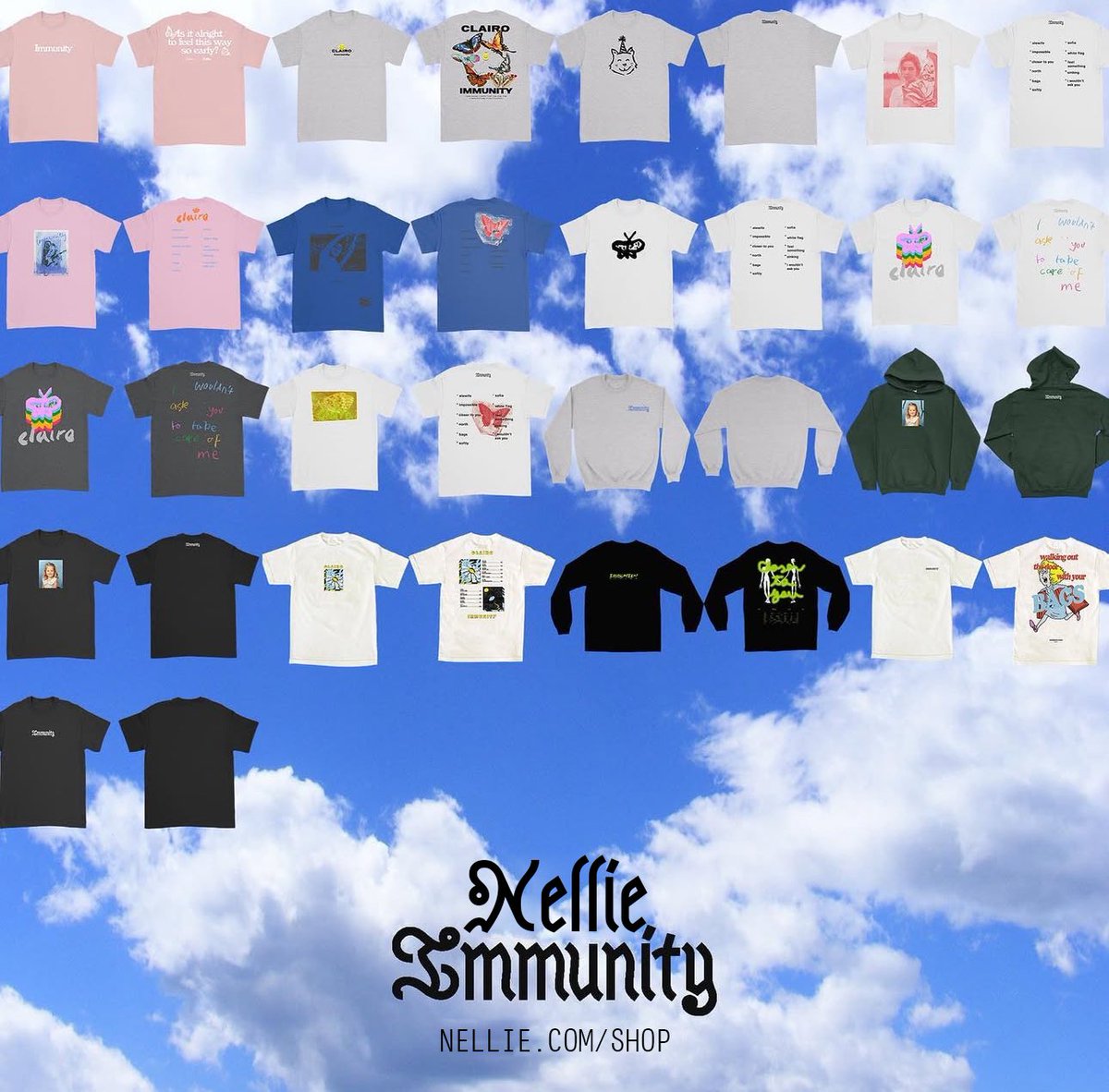 nelliesland's tweet photo. → 𝖭𝖾𝗅𝗅𝗂𝖾𝗅𝖺𝗇𝖽'𝗌 𝗇𝖾𝗐 𝖾𝗇𝗍𝗋𝗒 — #ImmunityRP merch is now live 👕 https://t.co/ET0d1lxgtP! https://t.co/zZJaObJfYa