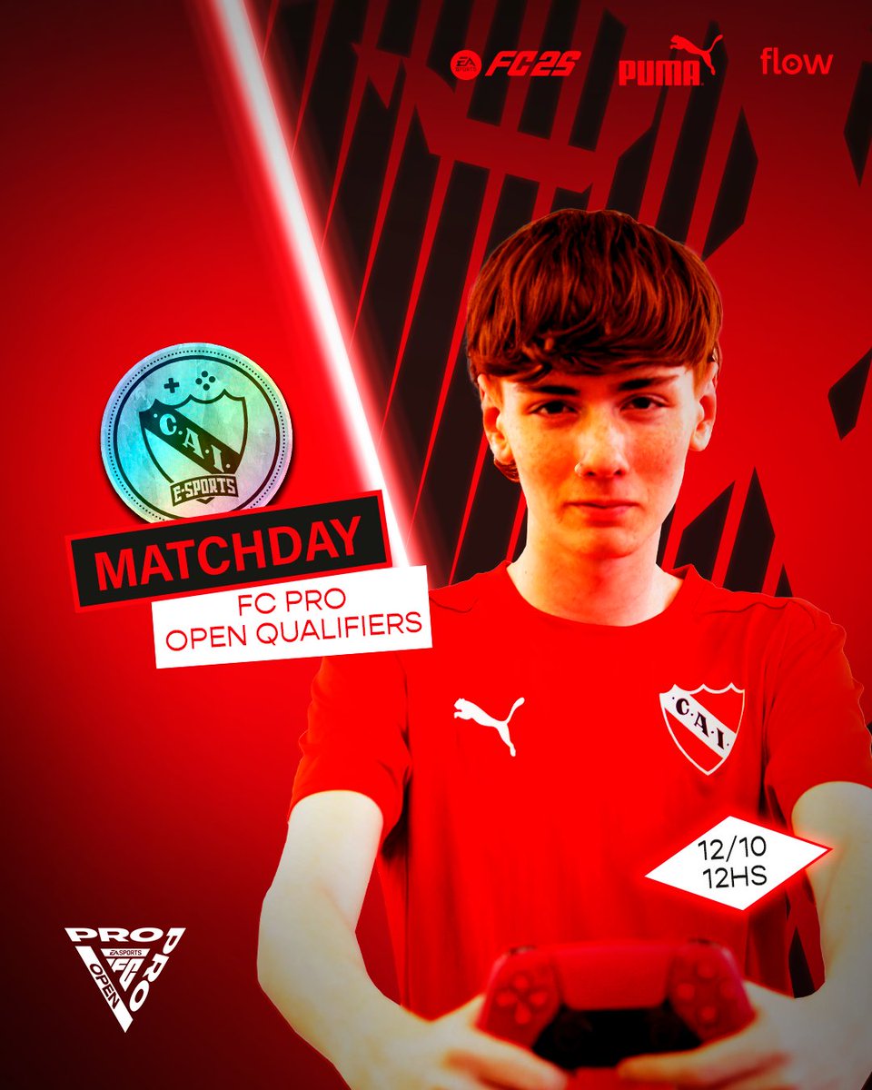 CAIesports's tweet image. 🔜 FC Pro Open Regional Qualifiers #FC25

@jpinola25 x @XColo06

#PorElClub #TodoRojo 🔴