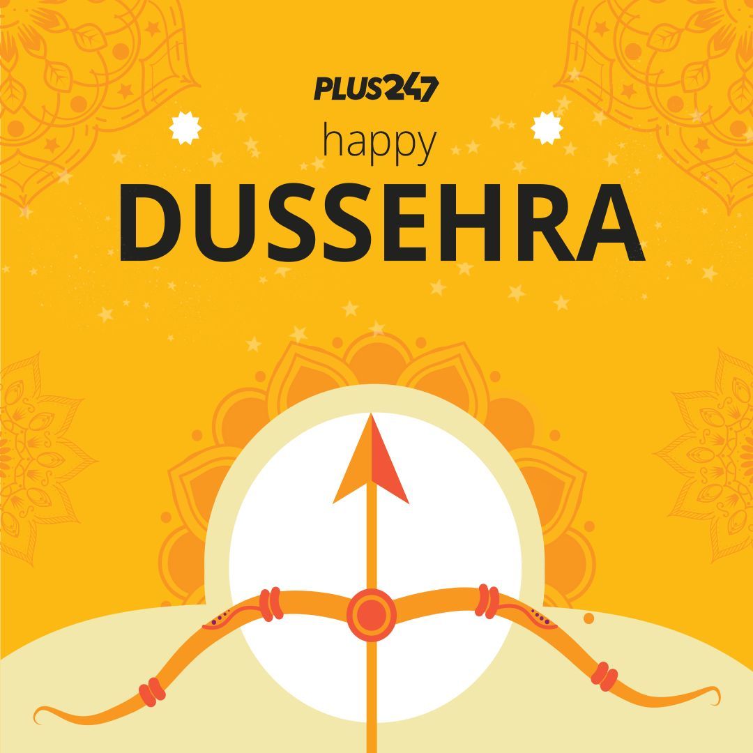 Plus247Official's tweet photo. Wishing everyone a happy and blessed Dussehra! May goodness prevail in all aspects of life.

#HappyDussehra #Dussehra2024 #FestiveSeason #VictoryOfGood #Plus247 #JoyAndHappiness #NewBeginnings #FestiveSpirit #CelebrateTogether #DussehraCelebrations #FestivalsOfIndia https://t.co/lTIPBnRdE0