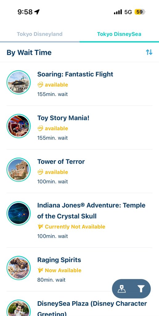 It’s a little busy today at Tokyo DisneySea.