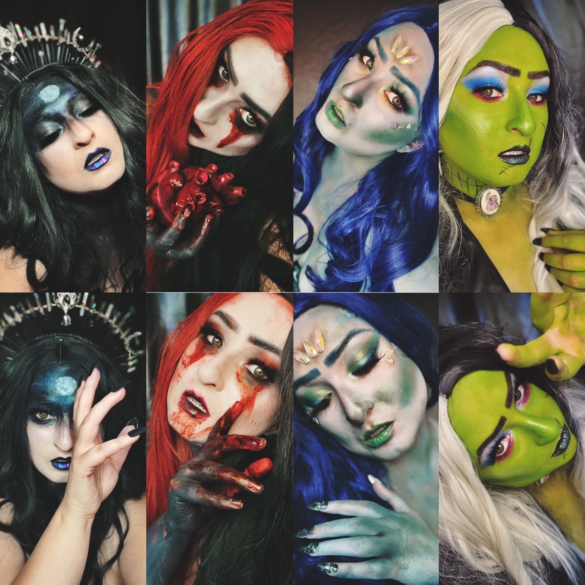 jengalster's tweet photo. My HALLOWEEN MAKEUP MADNESS looks for this year (so far 😉)
#makeupartist #Halloween2024 #SpookySzn https://t.co/agn4PXQzEn