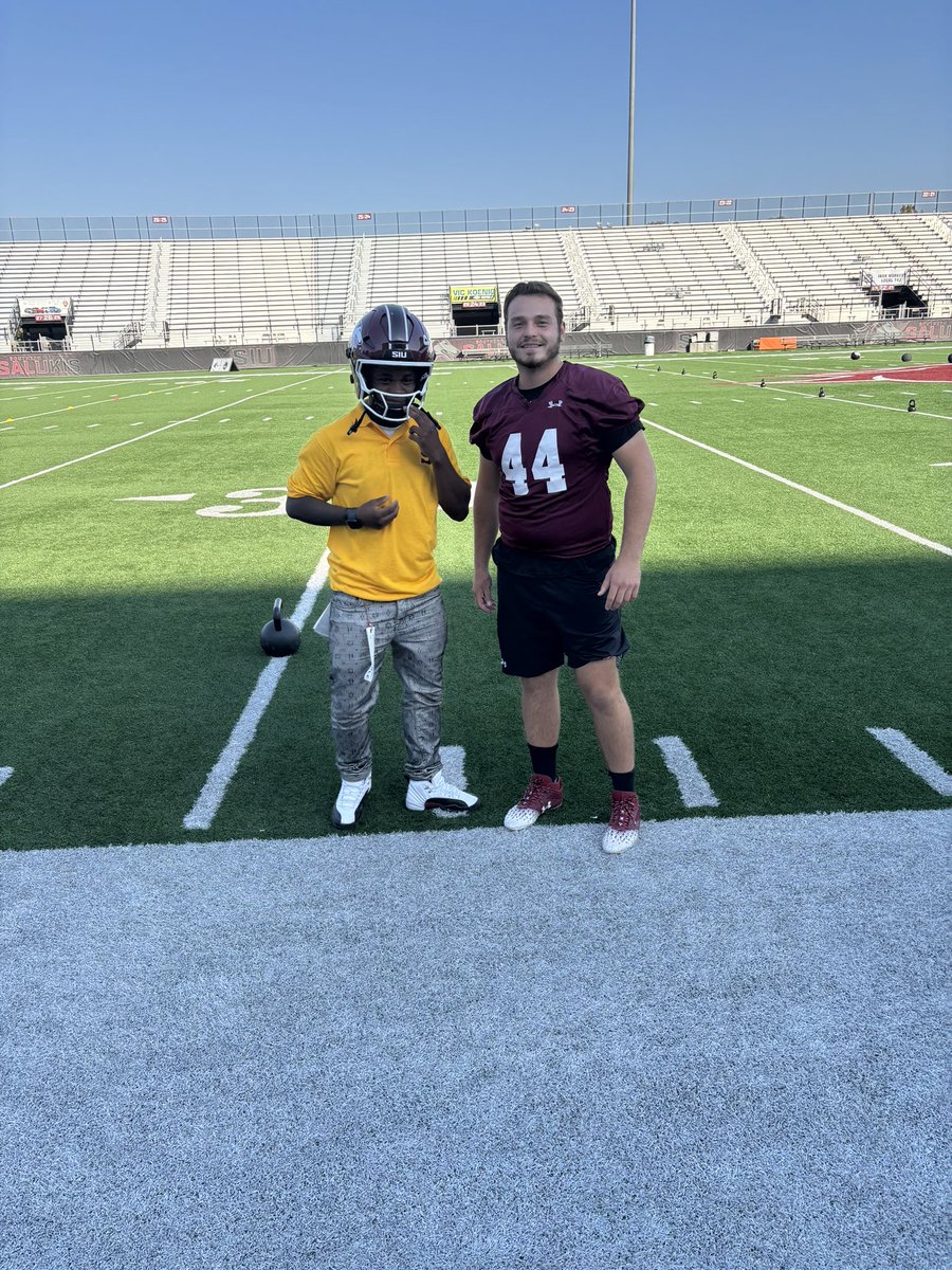 Thank you <a href="/SIUC/">SIU Carbondale</a> and <a href="/SIU_Football/">Saluki Football</a> for allowing our student-athletes from Soldan ISHS and Sumner to tour your campus today before their game tonight against <a href="/CCHSTerriers/">Terrier Athletics</a>. <a href="/SLPS_INFO/">Saint Louis Public Schools</a>