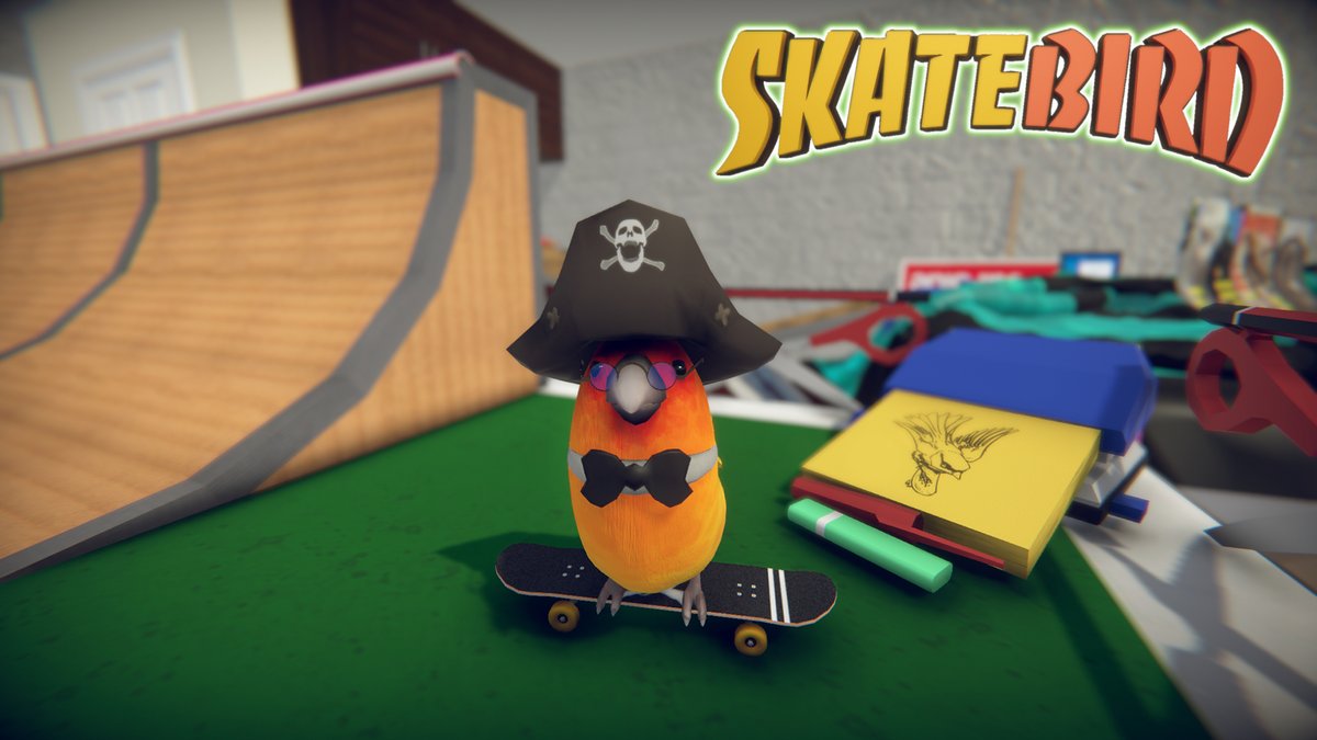 harmonic_osc's tweet photo. ※リンクはリプライへ <(_ _)>
#GlassBottomGames #スケボー
#SkateBIRD SkateBIRD No5 : 鳥を飼っていたら人生がハッピーになりました?
#ゲーム実況 #ライブ配信
13:30(JST)から1~2時間ほど🥳
ビッグフレンドが健康そうな?日常を取り戻したお祝い 🎉 https://t.co/O0jfmIxpOe