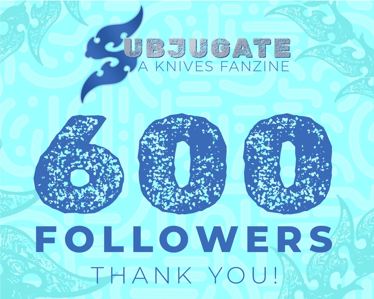 -- 🔪 WHERE HE LEADS, WE SHALL FOLLOW! 🔪 -- 

Thank you to our 600 loyal followers! 🙏🔪

📚 Leftover zines and merch on sale NOW! 
🛒kniveszine.bigcartel.com