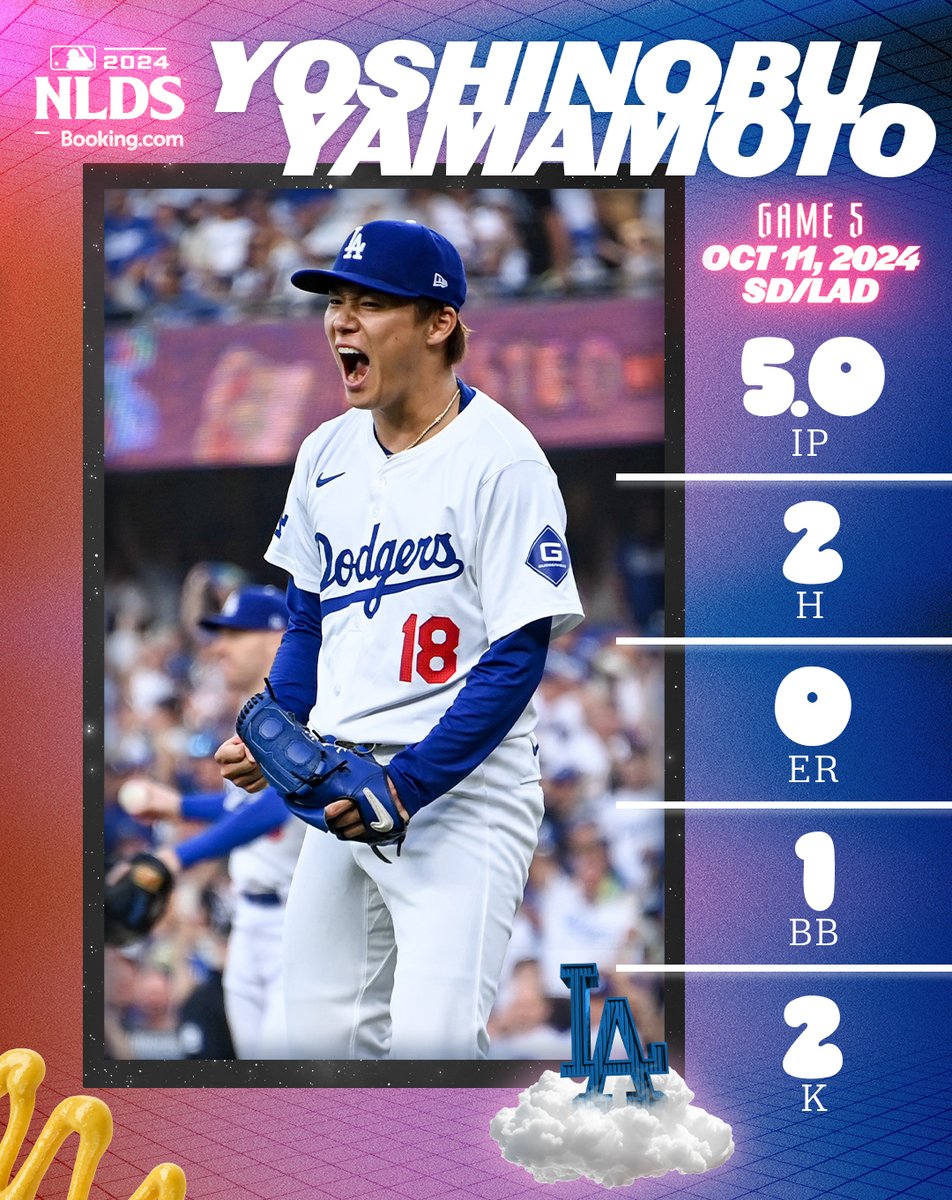 Five shutout innings from Yoshinobu Yamamoto!