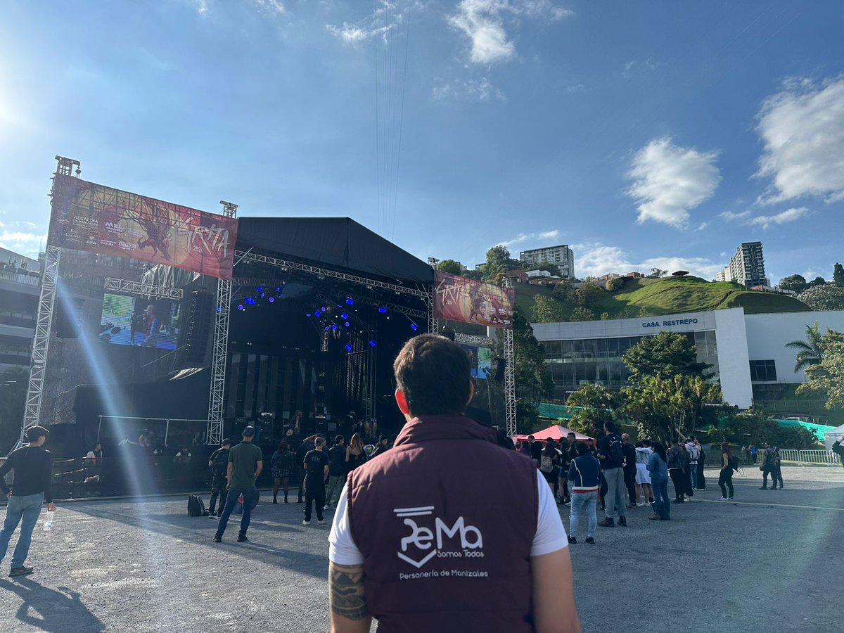 Iniciamos nuestro acompañamiento en el evento Manizales Grita Rock, en el cual nos encontraremos hasta el domingo verificando las condiciones para el normal desarrollo de este evento.