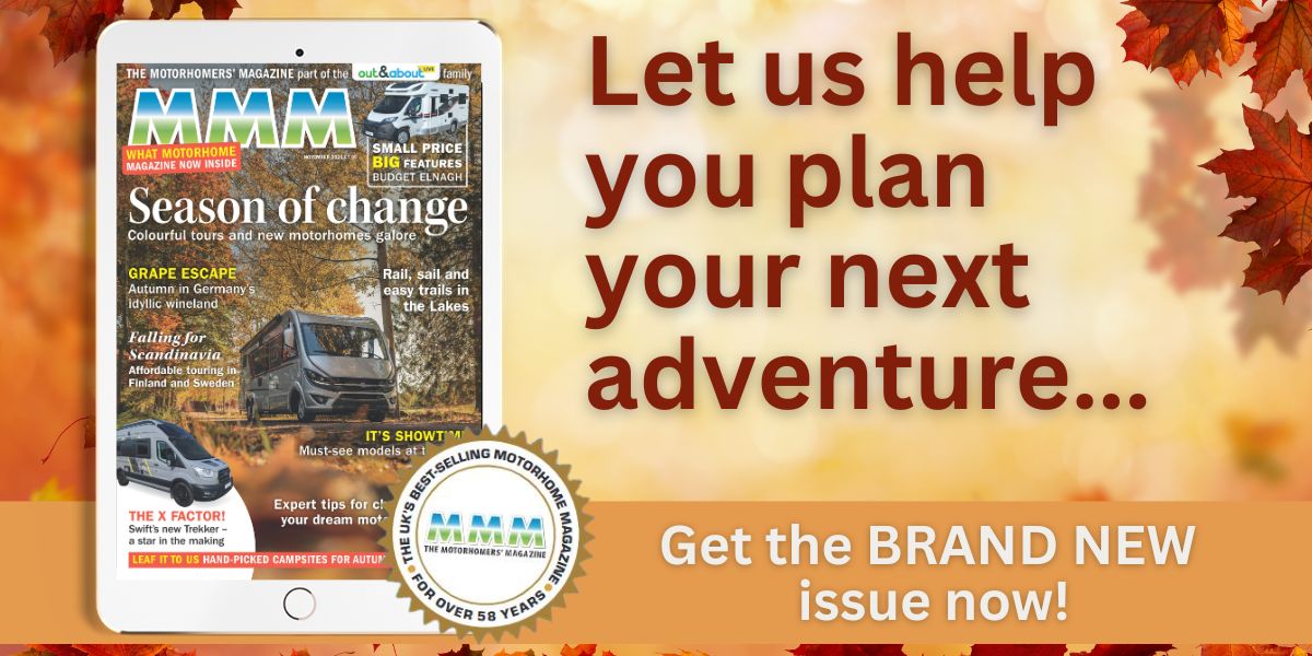Planning your autumn adventures and looking for some inspiration? Britain's best-selling motorhome magazine for over 58 years is here to help. With fantastic travel destinations near and far there's bound to be something to take your fancy!
Download now - motorhome.ma/mmmpocketmags