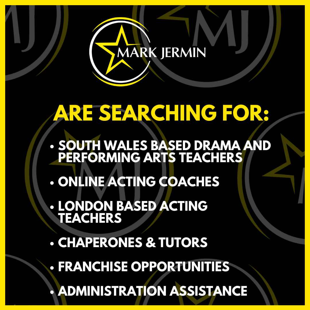 markjermin's tweet image. Mark Jermin are looking to hire passionate creatives who are driven by the Industry and who want to inspire and support other Actors and Parents. Send us a "Hello" along with all professional and relative experience by emailing our team on train@markjermin.co.uk