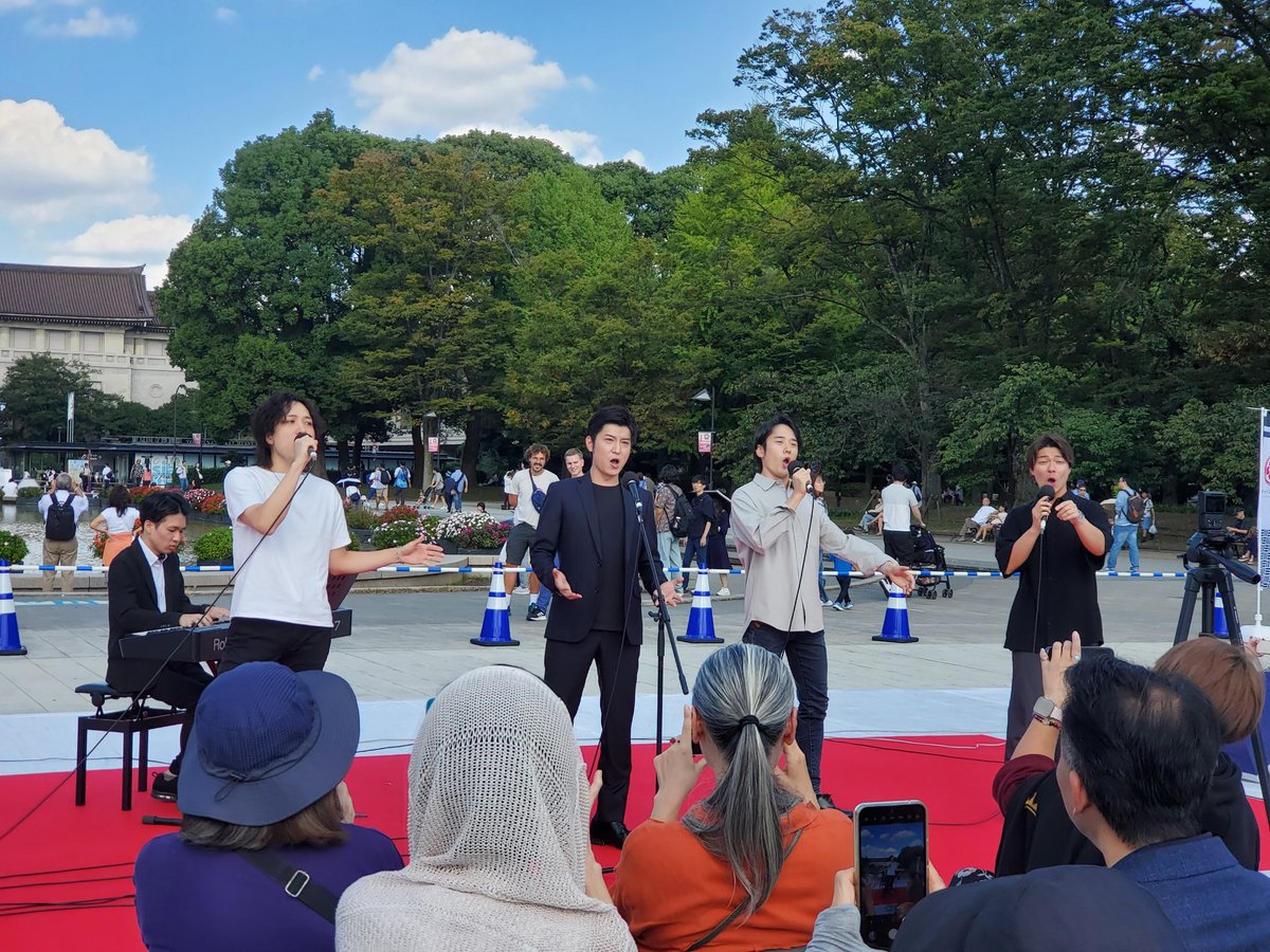 上野公園にとりっぴー&amp;ピア兄さんのイベントを観に行ったら、まさかのリアルトラウム総出演で、めちゃめちゃ豪華な『鬼のパンツ』を聞けました😂
控えめに言って最高でした🩲✨