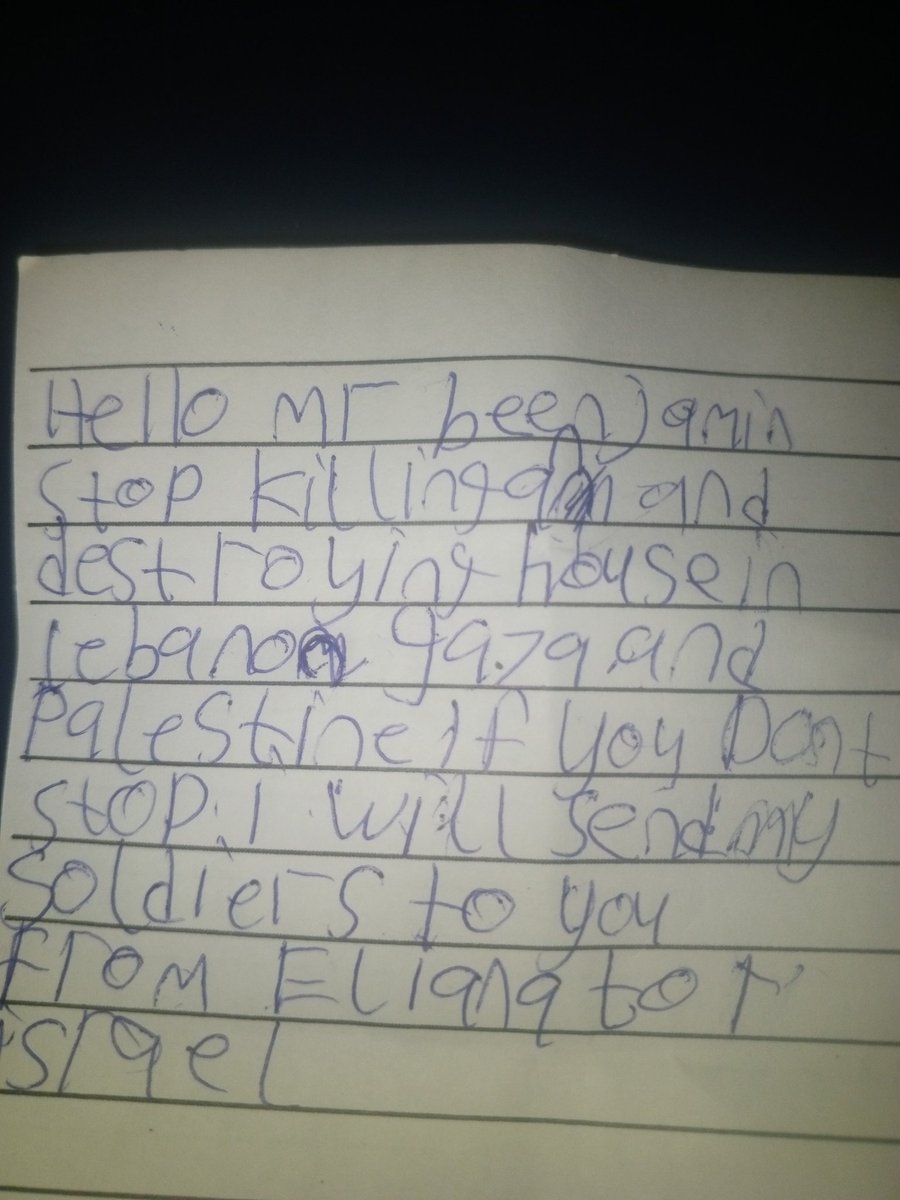 flobjectglobal's tweet image. My little girl open letter to Israel @netanyahu