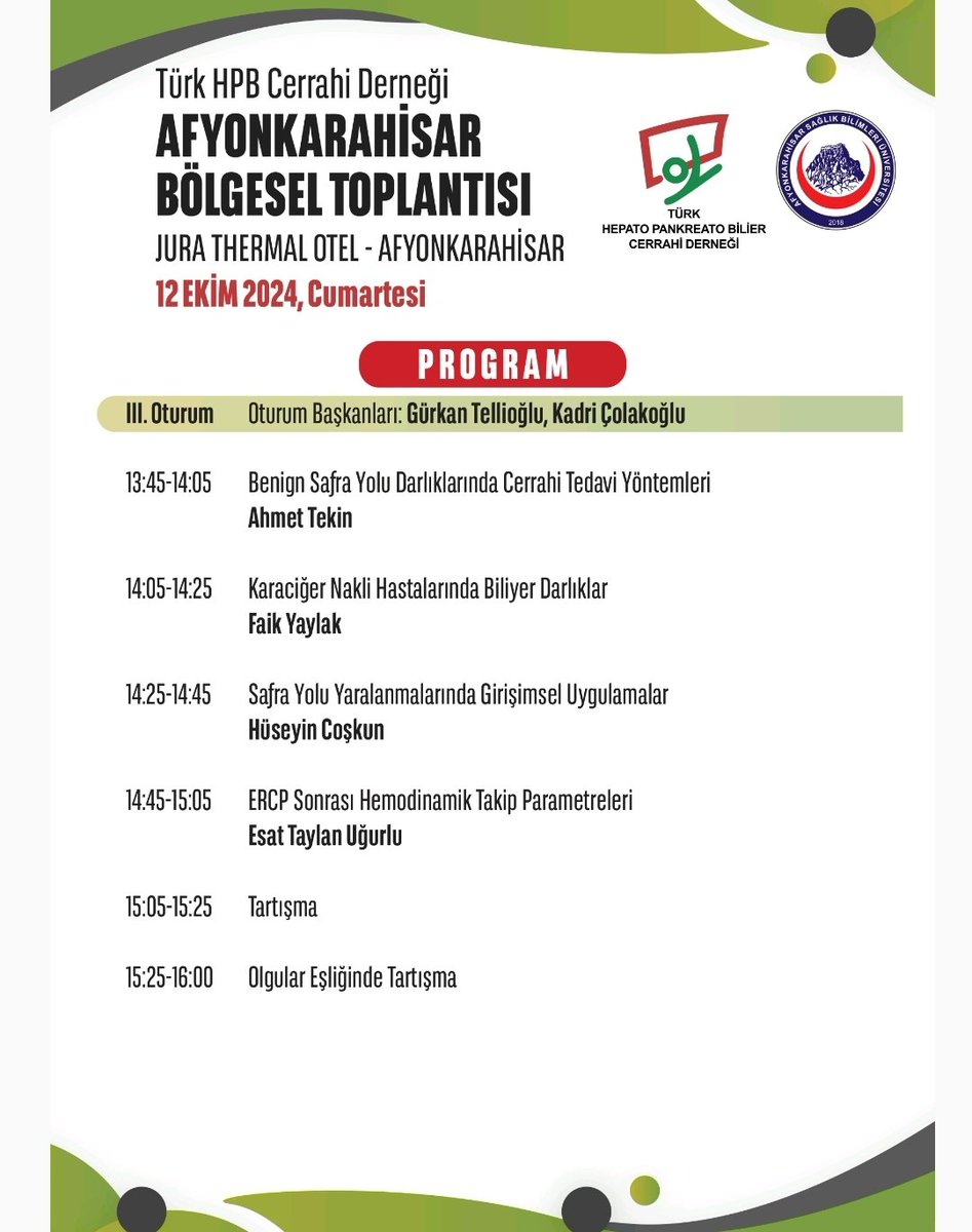 HPB Derneği Bölgesel Toplantıları kapsamında Afyon'dayız.