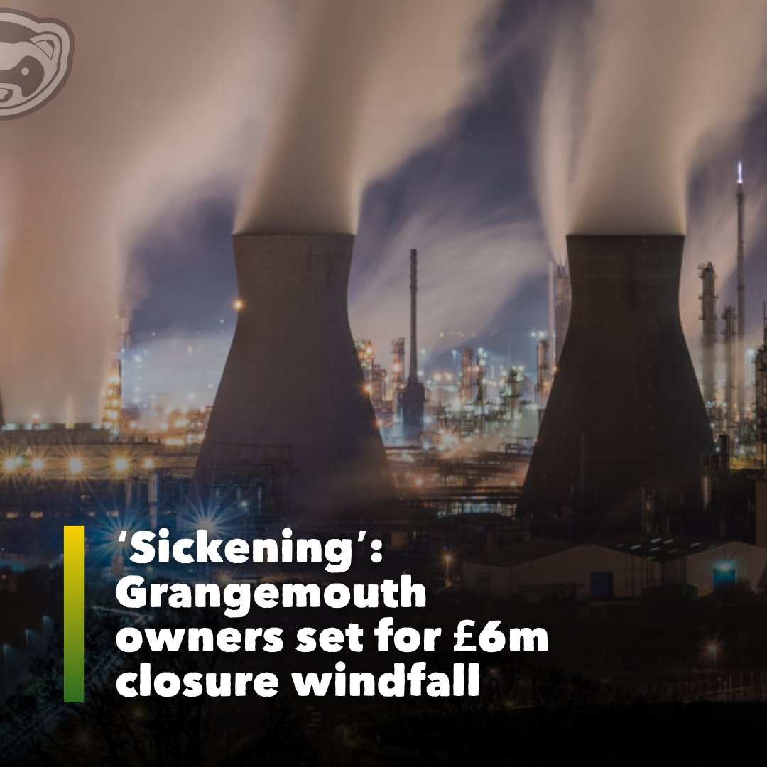 The Ferret (@ferretscot) on Twitter photo 🔴 NEW: The owners of the Grangemouth oil refinery are set to earn a multimillion pound windfall when the plant closes next year due to a loophole in a key climate scheme.
Find out more: bit.ly/4h19k2e 🔴 NEW: The owners of the Grangemouth oil refinery are set to earn a multimillion pound windfall when the plant closes next year due to a loophole in a key climate scheme.
Find out more: bit.ly/4h19k2e