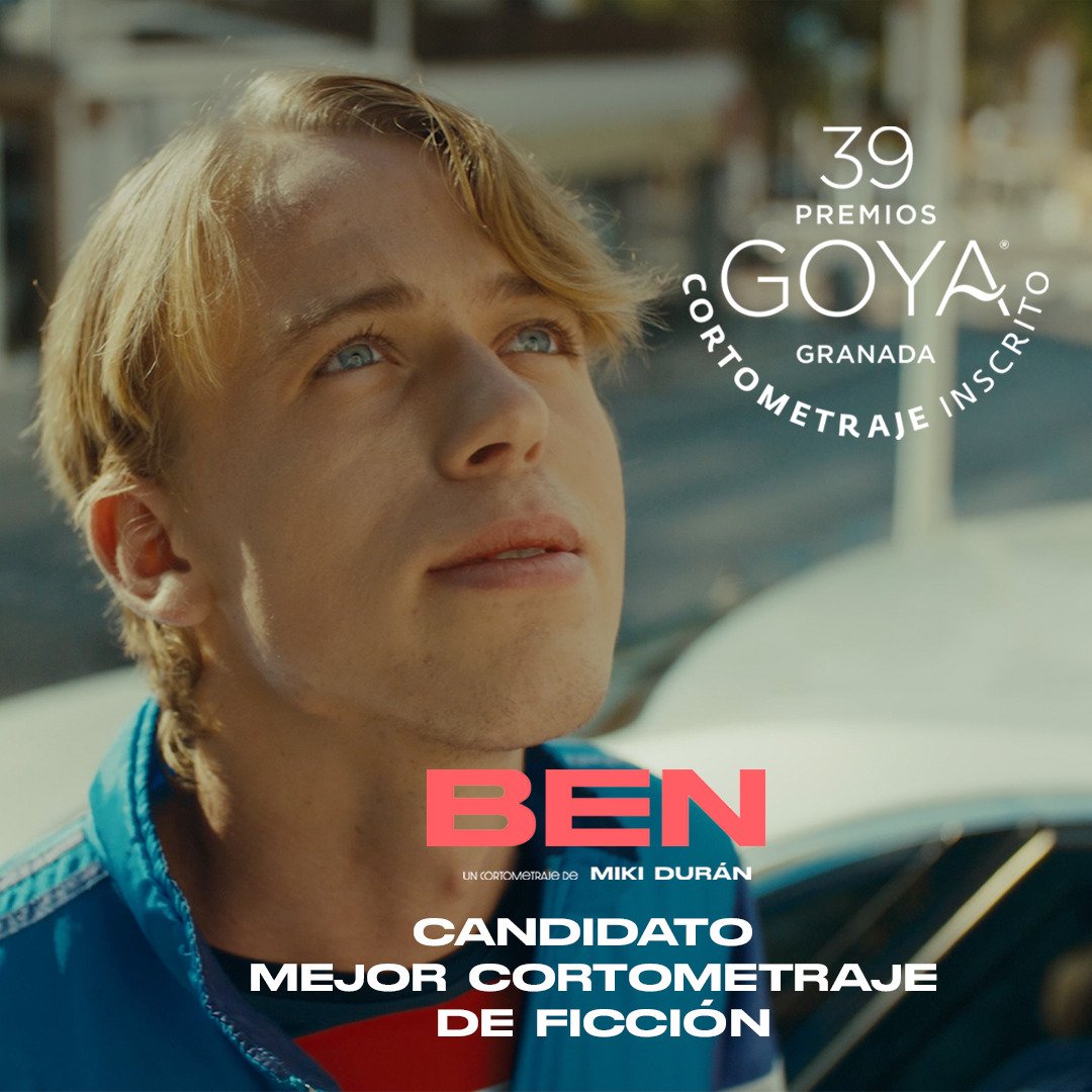 Andreu Fullana (@andreufullana) on Twitter photo BEN de Miki Duran ha sido seleccionado como candidato a Mejor Cortometraje de Ficción en los Premios #Goya2025. ¡Muchas gracias, <a href="/academiadecine/">Academia de Cine</a>! Enhorabuena, equipo. 👏👏👏
<a href="/biamaudiovisual/">BIAM AUDIOVISUAL</a> <a href="/ICIB_Cultura/">ICIB</a> <a href="/ajmarratxi/">Ajuntament Marratxí</a> <a href="/MallorcaFilmCo/">Mallorca Film Commission</a> <a href="/IB3/">IB3</a>
#PremiosGoya #CortometrajeBen #Ben BEN de Miki Duran ha sido seleccionado como candidato a Mejor Cortometraje de Ficción en los Premios #Goya2025. ¡Muchas gracias, <a href="/academiadecine/">Academia de Cine</a>! Enhorabuena, equipo. 👏👏👏
<a href="/biamaudiovisual/">BIAM AUDIOVISUAL</a> <a href="/ICIB_Cultura/">ICIB</a> <a href="/ajmarratxi/">Ajuntament Marratxí</a> <a href="/MallorcaFilmCo/">Mallorca Film Commission</a> <a href="/IB3/">IB3</a>
#PremiosGoya #CortometrajeBen #Ben