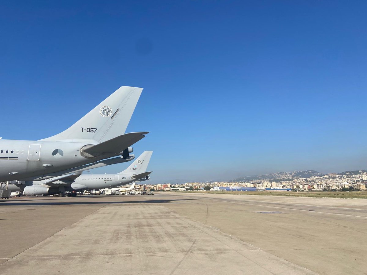 In the past few days, #MMU successfully carried out multiple repatriation flights, safely bringing 830 passengers home to 🇩🇪🇳🇱🇫🇷🇧🇪. Additionally, we transported over 14 tons of humanitarian aid to #Beirut, #Lebanon. Proud of our crew’s dedication and teamwork!  #StrongerTogether