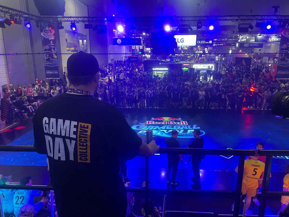 Pretty cracker start for <a href="/GameDayAUS/">Game Day Collective</a> - working with <a href="/redbullau/">Red Bull Australia</a> for #GameballRoyale was a blast. We managed this build, production &amp; broadcast top to bottom. Not bad for a 5ish month old company of 2 dudes 😅

1 day left to go!