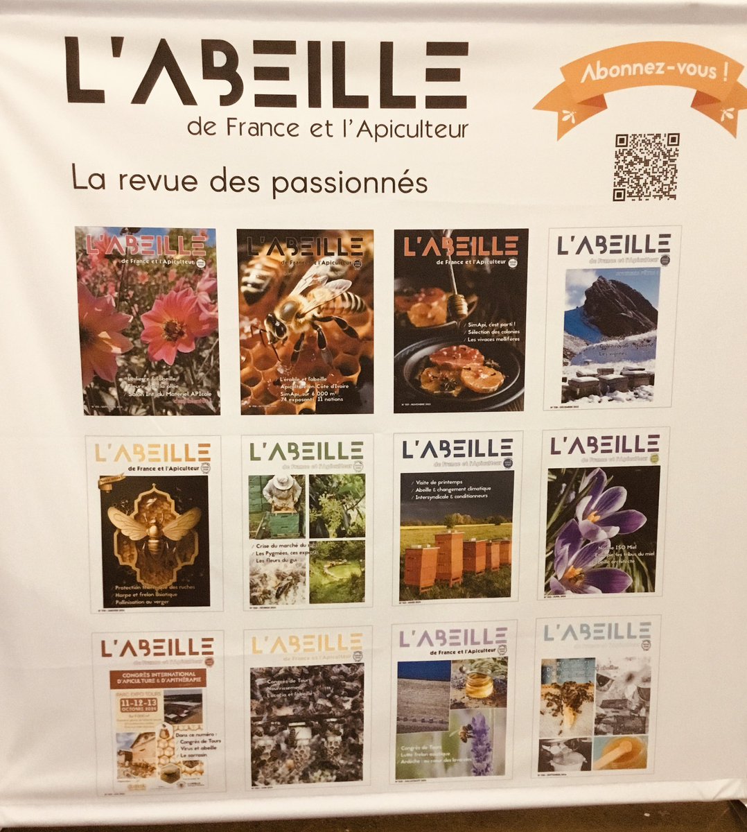 Petite restrospective des derniers numéros de <a href="/AbeilleDeFrance/">L'Abeille de France</a> 🐝 N’hésitez pas à nous dire quelle est votre couverture préférée!