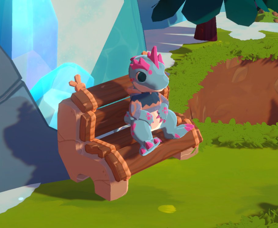 dino siggy in the dino game 🦖 #AmberIsle