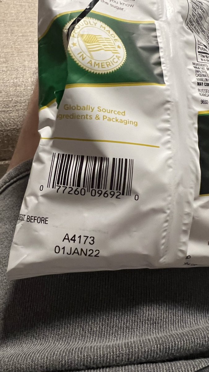 Went into <a href="/DollarGeneral/">Dollar General</a> in Greenville today, October 11, 2024 &amp; got some Russell Stovers candy off the shelf. Came home and it tasted a bit off. Looked at the date. Yep. JANUARY 1, 2022. 🤢