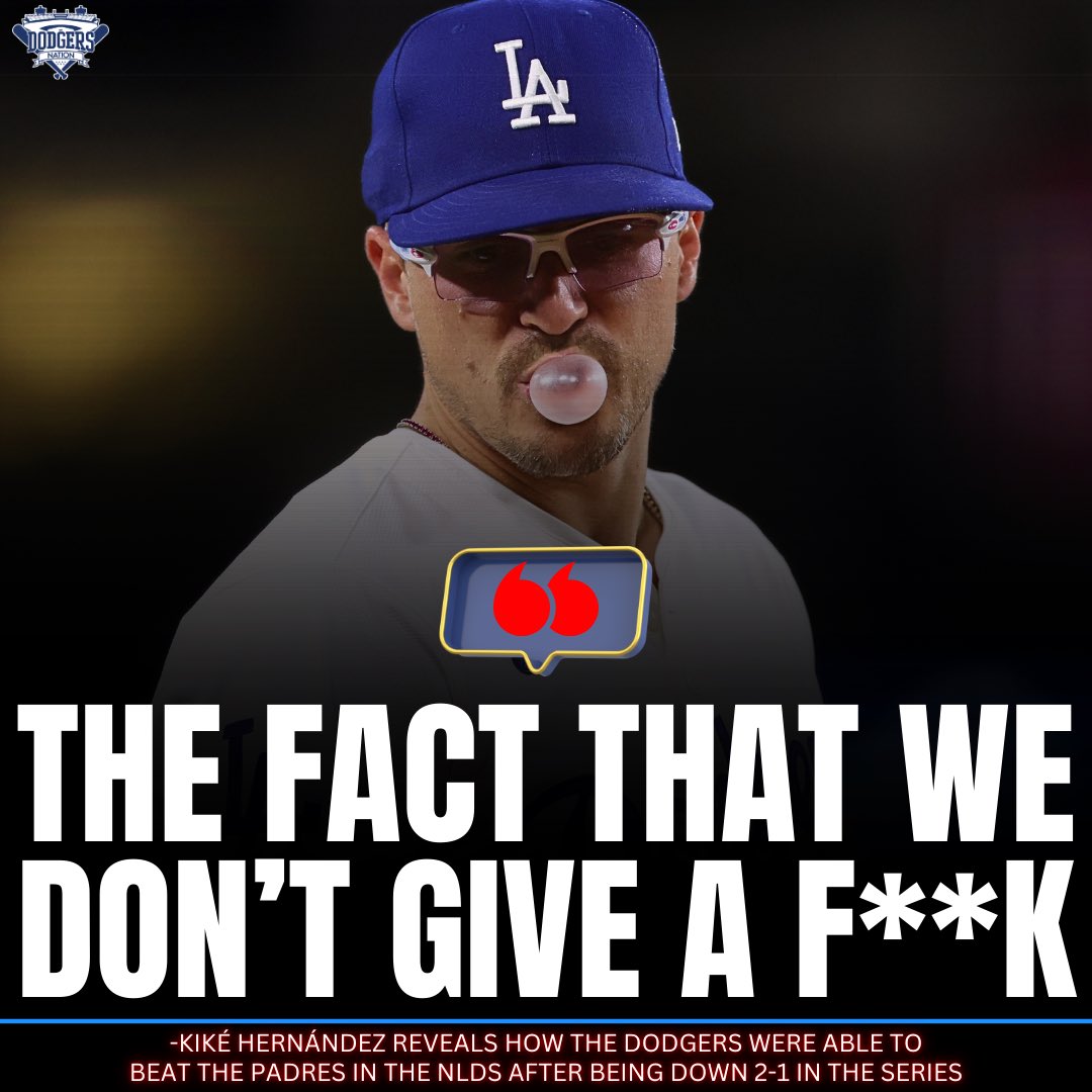 DodgersNation's tweet image. Never change, Kiké 🗣️
