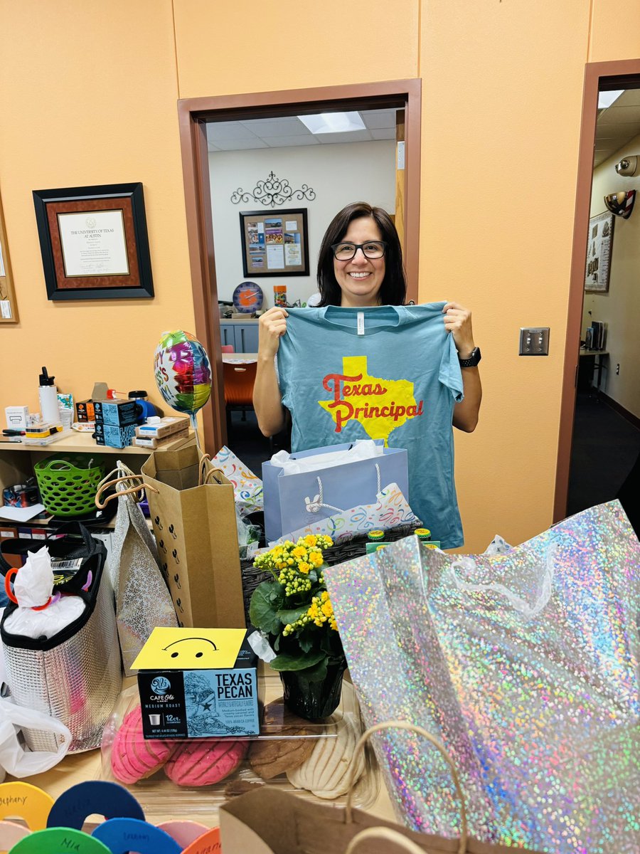 It takes “A” special kind of principal to lead a campus and staff that exceed all expectations on a daily basis! Thank you for truly leading by example, <a href="/gtprincipal186/">Briana Garcia</a>! 💜🐻🧡