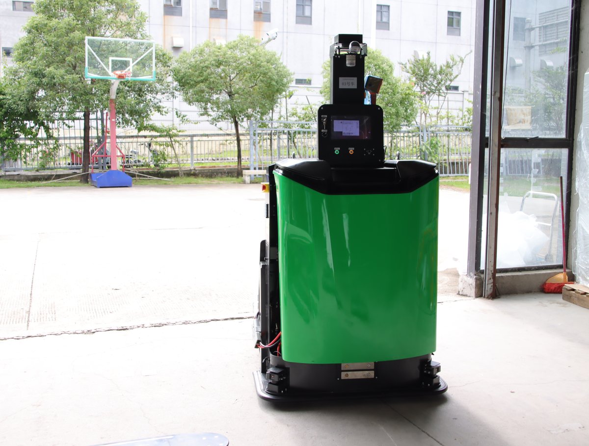 LukeHunter47089's tweet image. SLAM AMR , Laser guided Forklift # SLAM#AMR#AGV#Warehouse automation#