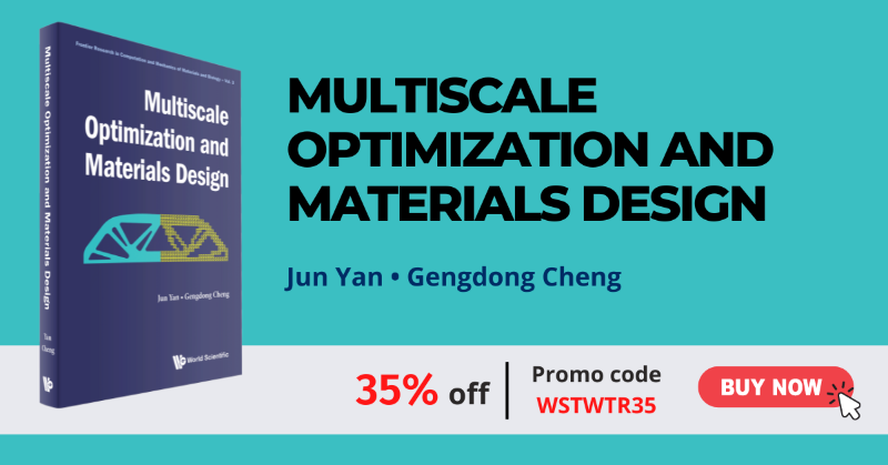worldscientific's tweet photo. Elevate your design process with this book! It unveils efficient multiscale optimization methods for enhanced structural performance in both macro and micro scales. 

Quote WSTWTR35 to enjoy a 35% off this title today! Don't miss out! 

#OptimalDesign #Engineering