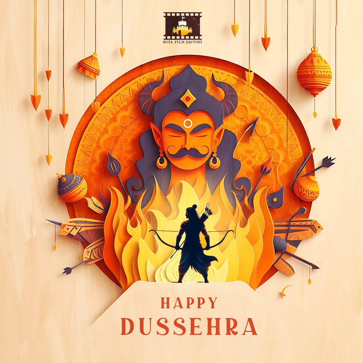 kotafilmfactory's tweet photo. May you and your family be blessed by Maa Durga on this auspicious day.

Wishing you and your family a very #HappyDussehra ✨ https://t.co/huskCu7euk