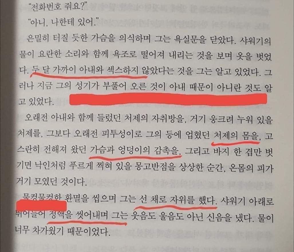 노벨문학상 
'한강'의 '채식주의자'
중에서...
????????????