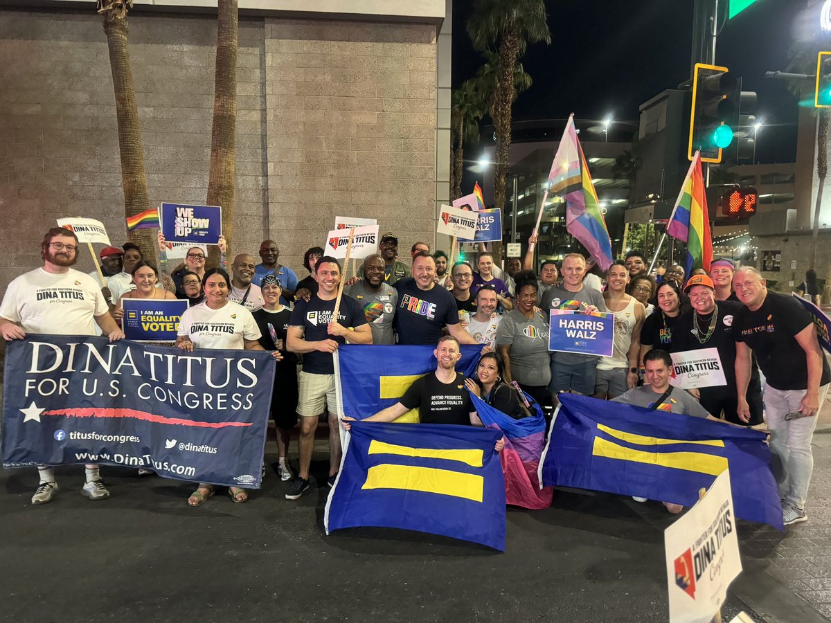 Happy Pride from <a href="/HRC/">HRC</a> in Downtown Las Vegas! 🏳️‍🌈