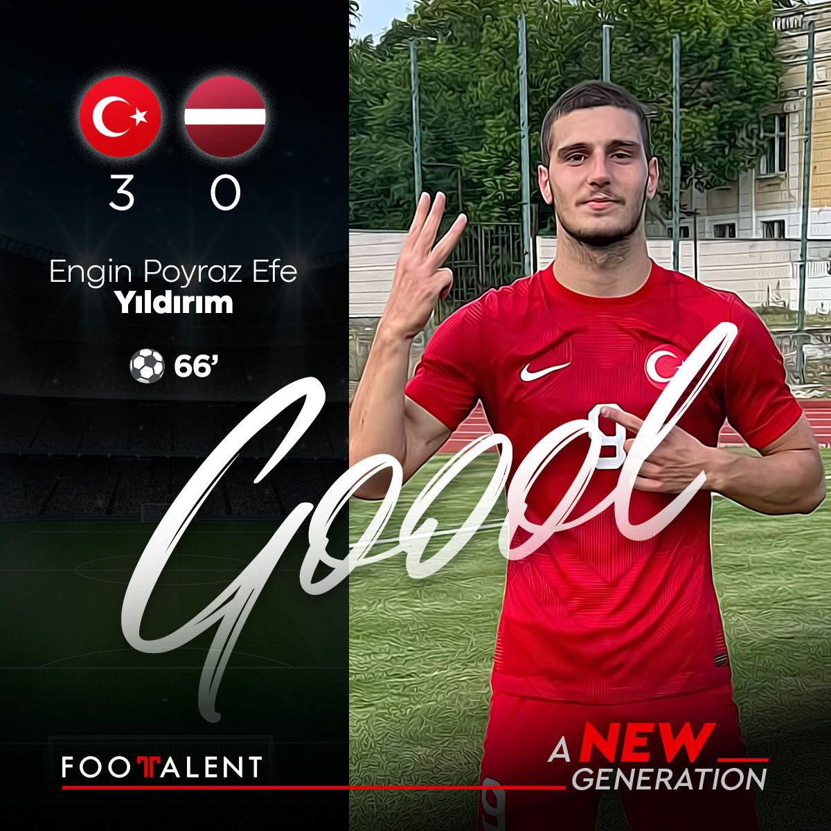 Türkiye U21   3
Letonya U21  0

⚽️ 65’