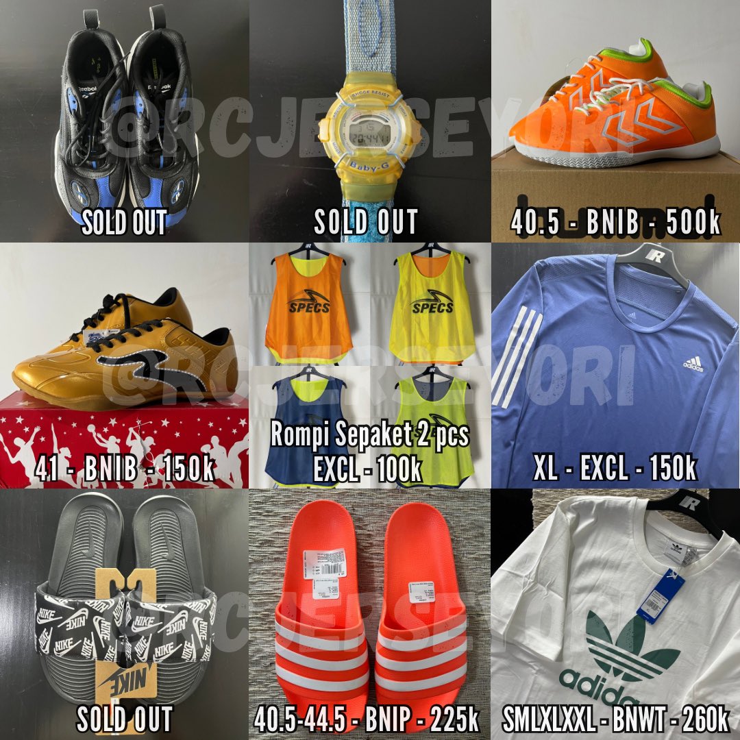 #Jersey4Sale #Tee4Sale #Boots4Sale #1404 
<a href="/Jerseyforum/">The OG Indonesian Blokecore</a> <a href="/adipati_store/">Adipati Store</a> <a href="/jersey_ciamikk/">Follow IG @Jerseyciamik</a> <a href="/jerseysneil/">#lelangsneil</a> <a href="/futebolre/">Futebol Originale</a> <a href="/GosipKaen/">#GosKa 👕</a> 
Thx

Keterangan di foto

Detail silahkan cek IG <a href="/RCJ/">RCJ</a>.CATALOGUE

WA/Tokped/Shopee
Klik link di bawah👇
linktr.ee/rcjerseyori