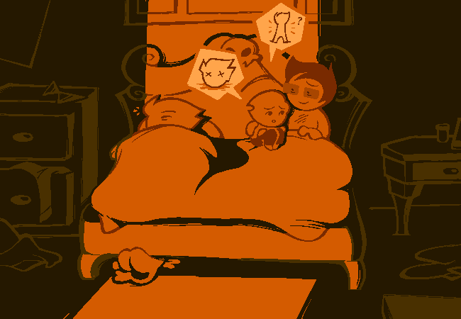 Nightmares. #homestuck #dirkjake #oc