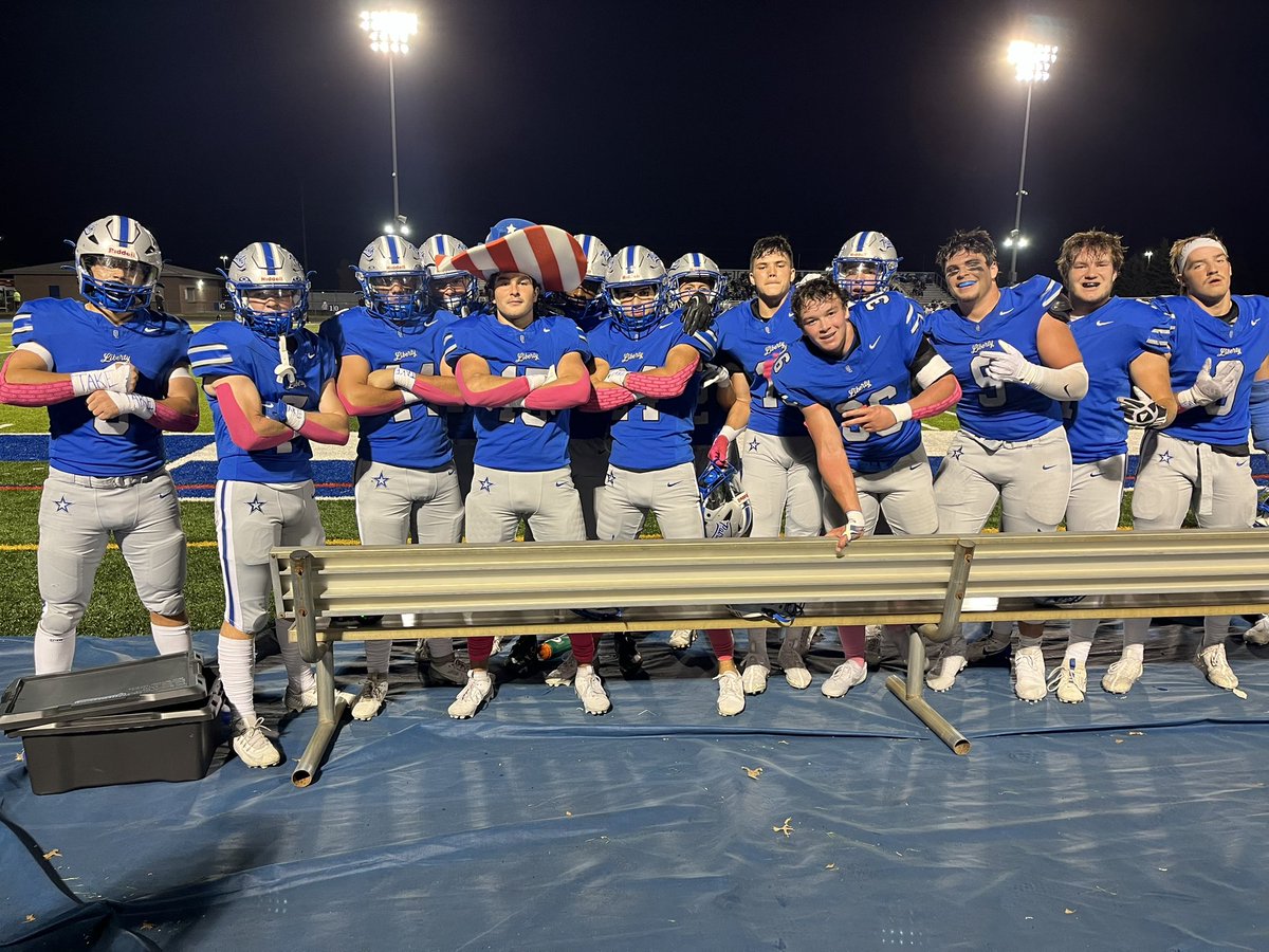 6 sacks &amp; 1 Take by the Wild Dogs tonight! <a href="/OlibFootball/">Liberty Football</a> <a href="/lukemulder07/">Luke Mulder</a> #take #finish