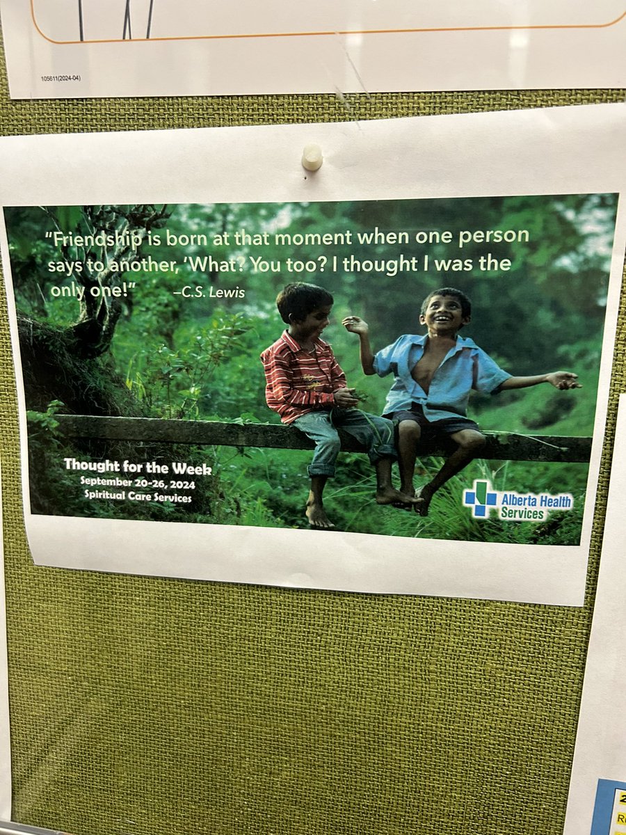 When your best friend is on call and sends you a random text with a poster they’ve walked past at work that made them think of you. 

Grateful for good people 💕