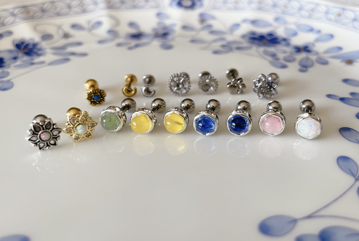 天然石ボディピアス