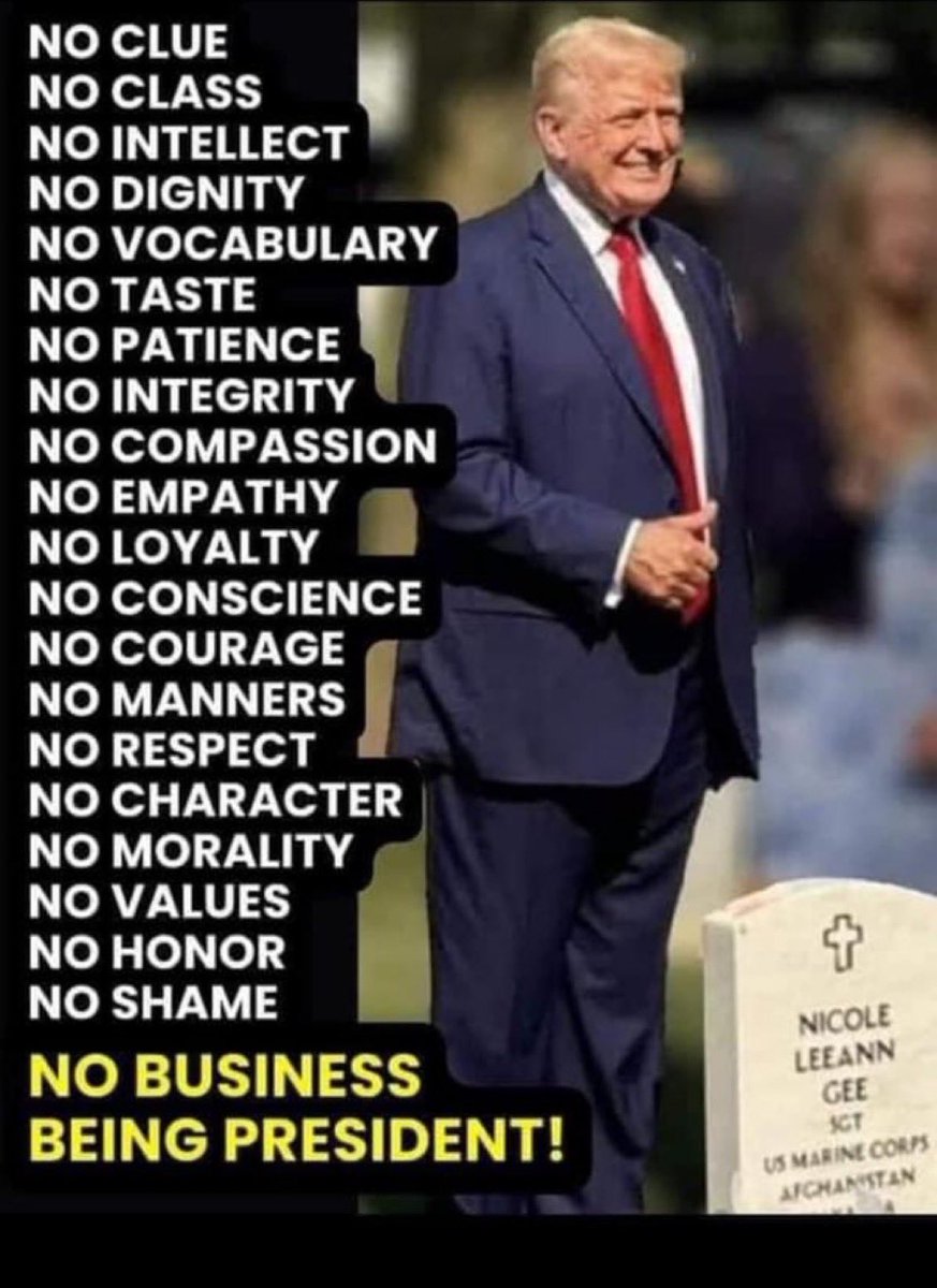 @kamala_glory He is a disgrace.