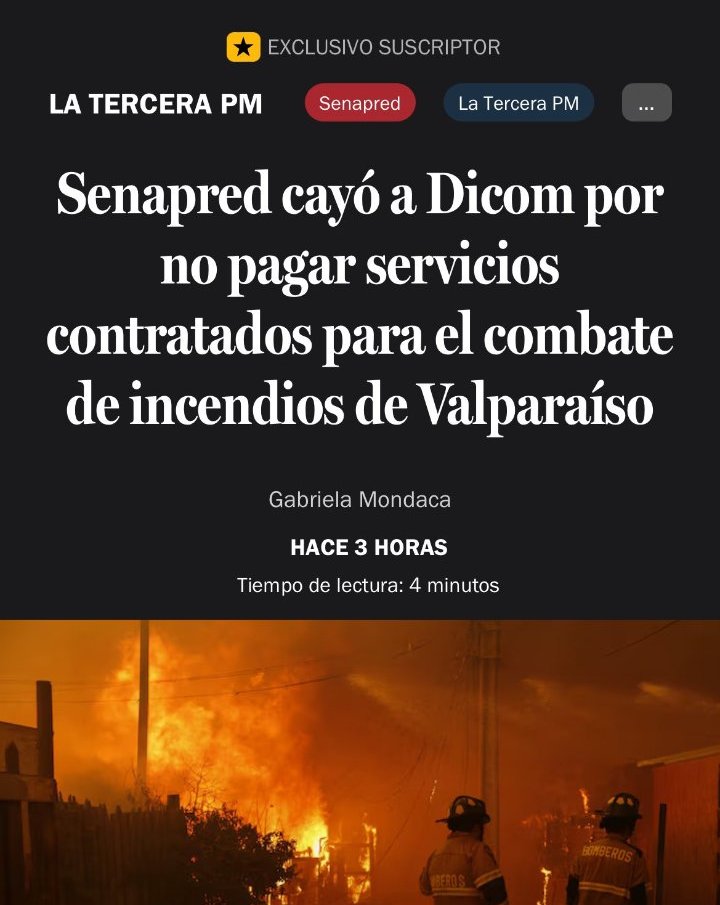Te dicen que quieren condonar el CAE y la deuda histórica pero tienen en Dicom a Senapred por no pagar las deudas.

Son el peor gobierno de la historia.