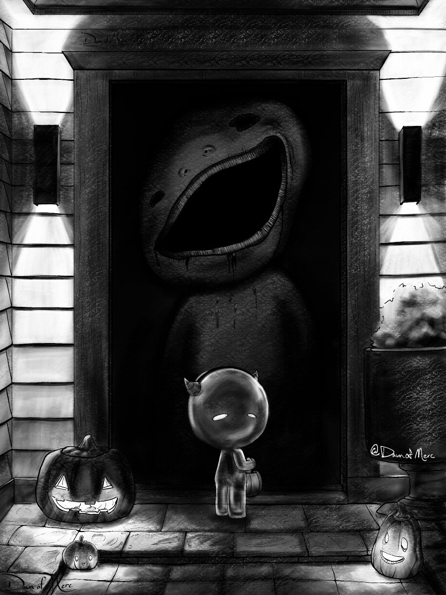 DawnofMerc's tweet photo. "Look at the camera Wawa! I'm going to take a picture of you."

Happy #spookmonth https://t.co/Y3UFYNrxAk