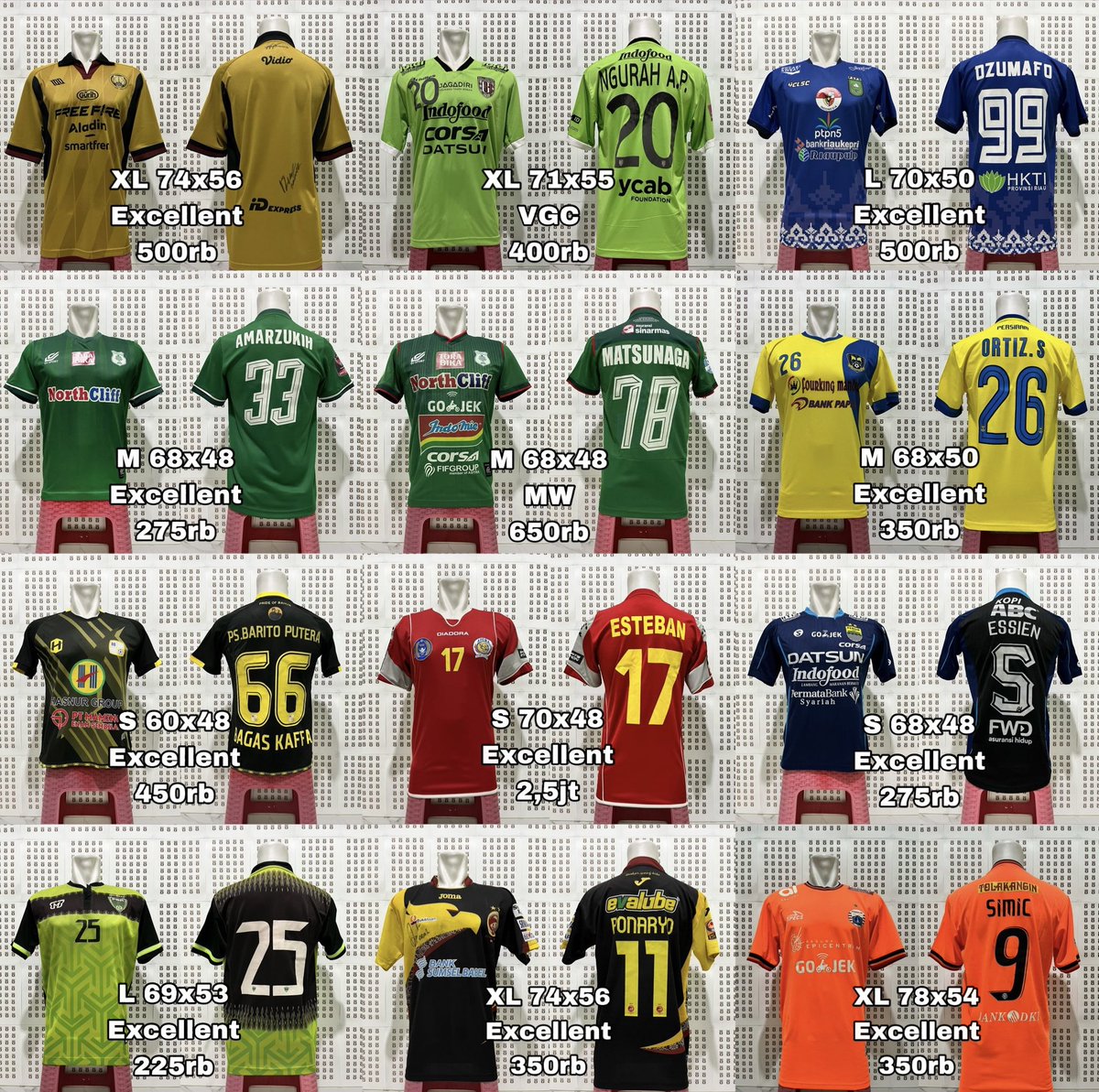 #jersey4sale BUY 2 FREE 1 JERSEY PERSIB/PSMS. Size &amp; harga tertera. WA: 081218129440. thx

<a href="/jerseysneil/">#lelangsneil</a> <a href="/fieldersftbl/">Fielders Football</a> <a href="/futebolre/">Futebol Originale</a> <a href="/Reds_Flare/">RedsFlare</a> <a href="/equilibrium_46/">Authentic Corner</a> <a href="/BaliFootballShp/">Football in Paradise</a> <a href="/RCJerseyOri/">#RCJerseyOri Football Shop</a> #JerseyLigina <a href="/Jerseyforum/">The OG Indonesian Blokecore</a>