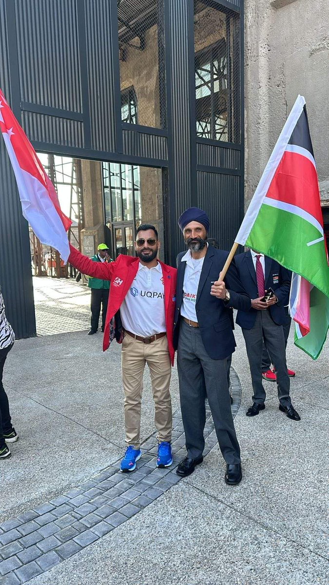 PodcastoffPitch's tweet photo. Kenya Masters National Hockey team at the opening ceremony of the World Masters Hockey World Cup at the V&A Waterfront, Cape Town, South Africa
Had a conversation with Kenyan olympic athlete on playing at this level once again.
#Offpitch #OffPitchAfrica
https://t.co/CfQ7PeoSAO https://t.co/PG2PuXiUWN