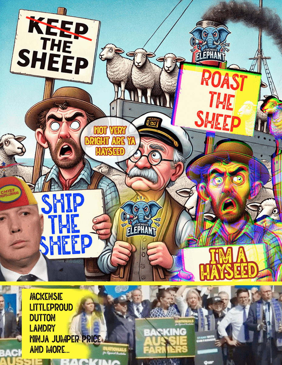 TheNoisyTrunk's tweet image. The Nightly, a Seven West Media (#KerryStokes RAG) did an article headlined with: "Lobsters back on Chinese menu after Anthony Albanese confirms deal to lift trade embargo"

In the comments beneath the article, the first comment is:

"So Albo bans live sheep exports then he has a