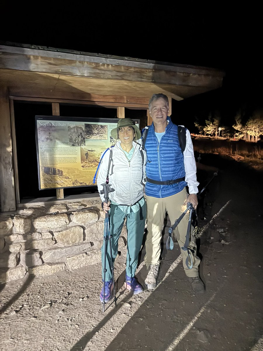 AstroDocScott's tweet image. Epic but beautiful sufferfest crossing the Grand Canyon today with @minwadhwa - starting well before daybreak, and with 97 degF temps along the Colorado River. At least I got my step count in today!