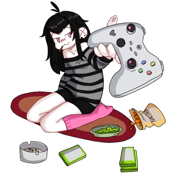 fiz um desenhozin pra um painel da twitch hihihi
