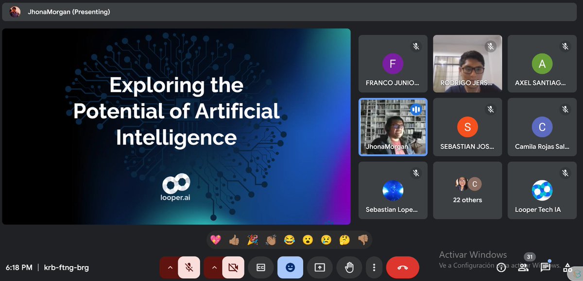 LooperAi's tweet photo. ¡Hemos culminado con éxito el evento "Explorando el Potencial de la Inteligencia Artificial"! 🚀 https://t.co/cQnTtmXKjh