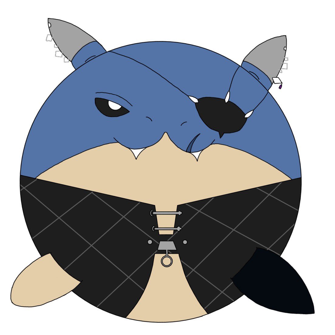 i_draw_spheals's tweet photo. I know Verrot day is technically tomorrow (yes thats what i’m calling it), but I’m so happy with how Verrot Spheal turned out that I’m sharing this now. Character is by @sanquines. Also Spheal came out looking very punk. #spheal #digitalart #digitalartist #Pokemon #pokemonfanart https://t.co/jAn3QUYeB0