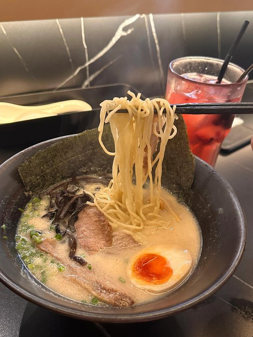 ラーメン美味しかったです。日本に行って日本のラーメンを試してみたいですね。