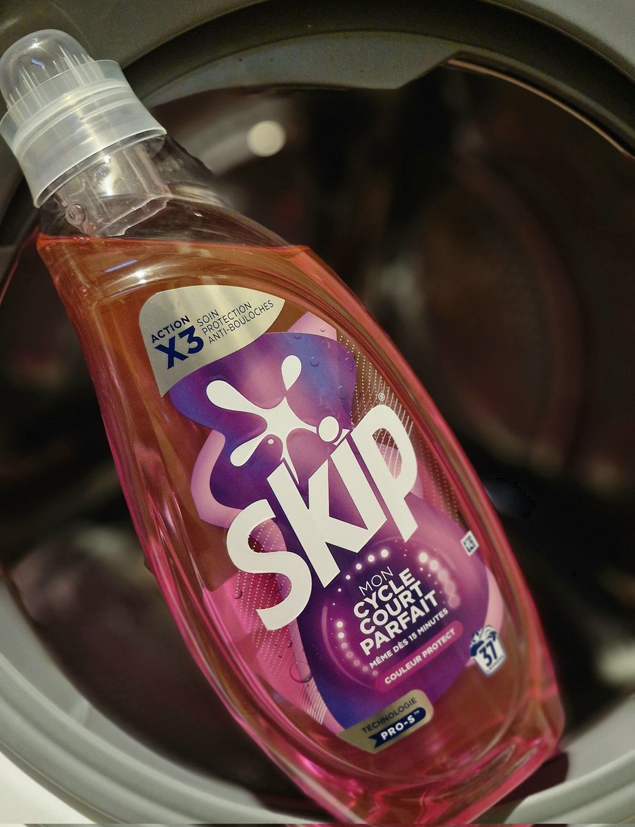 elodelu2's tweet photo. 🫧 Skip🫧
Collaboration commerciale non rémunérée produit offert par Skip et TRND. 
🫧 Skip cycle court parfait - Couleur protect 🫧
J'ai eu le plaisir de pourvoir tester le lessive Cycle Court de chez Skip.
La première lessive spécialement conçue pour les cycles courts. https://t.co/NLEIFLonnd