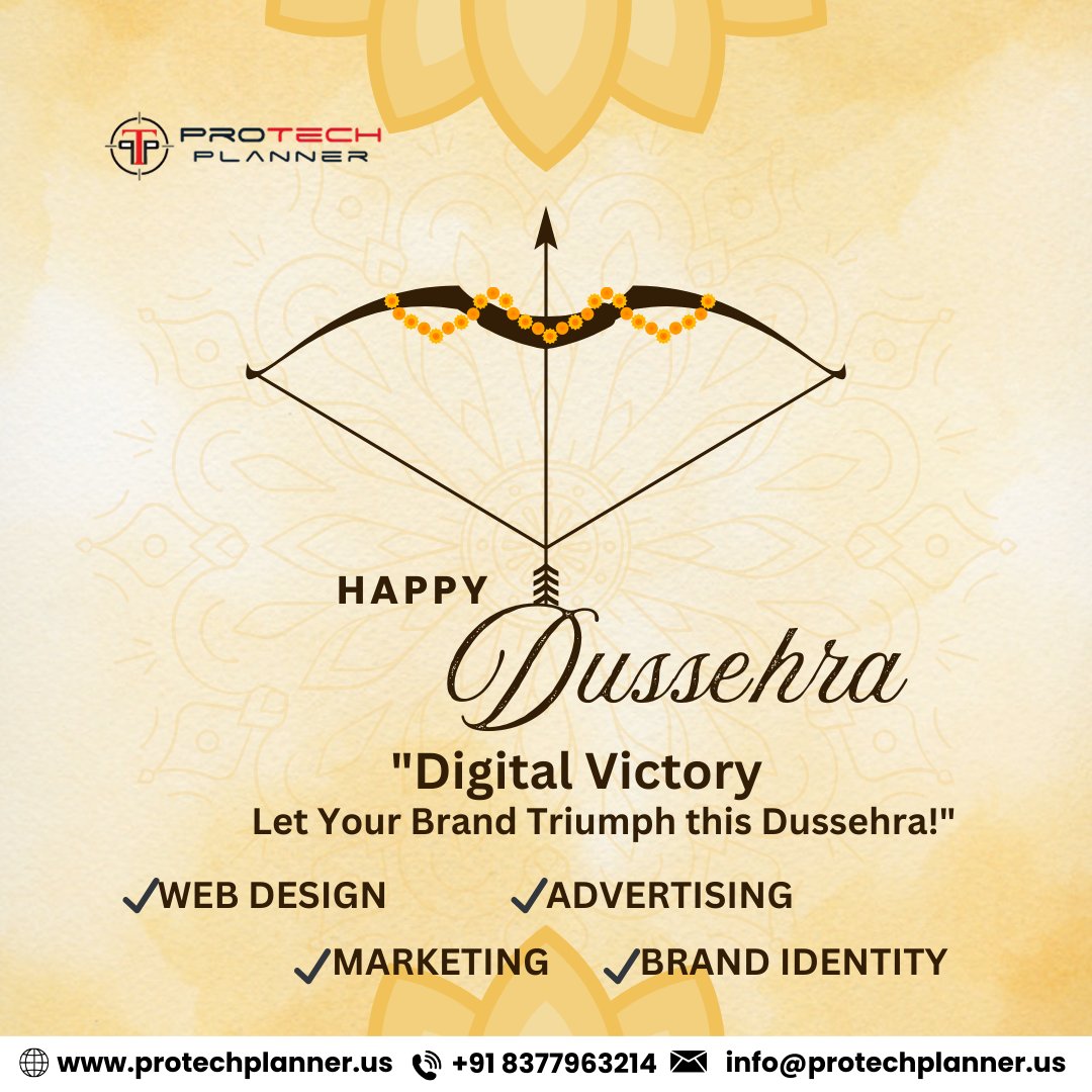 Pro_techDigital's tweet image. Burn away your marketing challenges like Ravana’s ten heads and rise above with successful strategies! 🚀
🙏🙏 Wishes You and Your Family a very Happy Dusshera
.
.
.
#dussehra #happydussehra #celebration #dussehraspecial #festive #vijayadashami #festivals #ravan #dussehrawishes